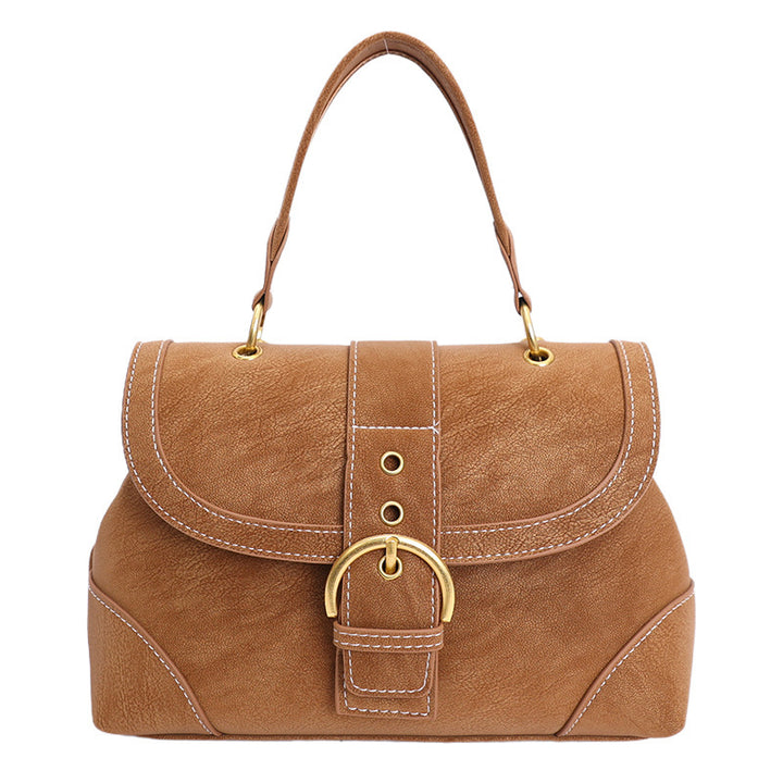 Damen schicke Handtasche mit verstellbarem Trageriemen und dekorativem Verschluss Nord Taschen
