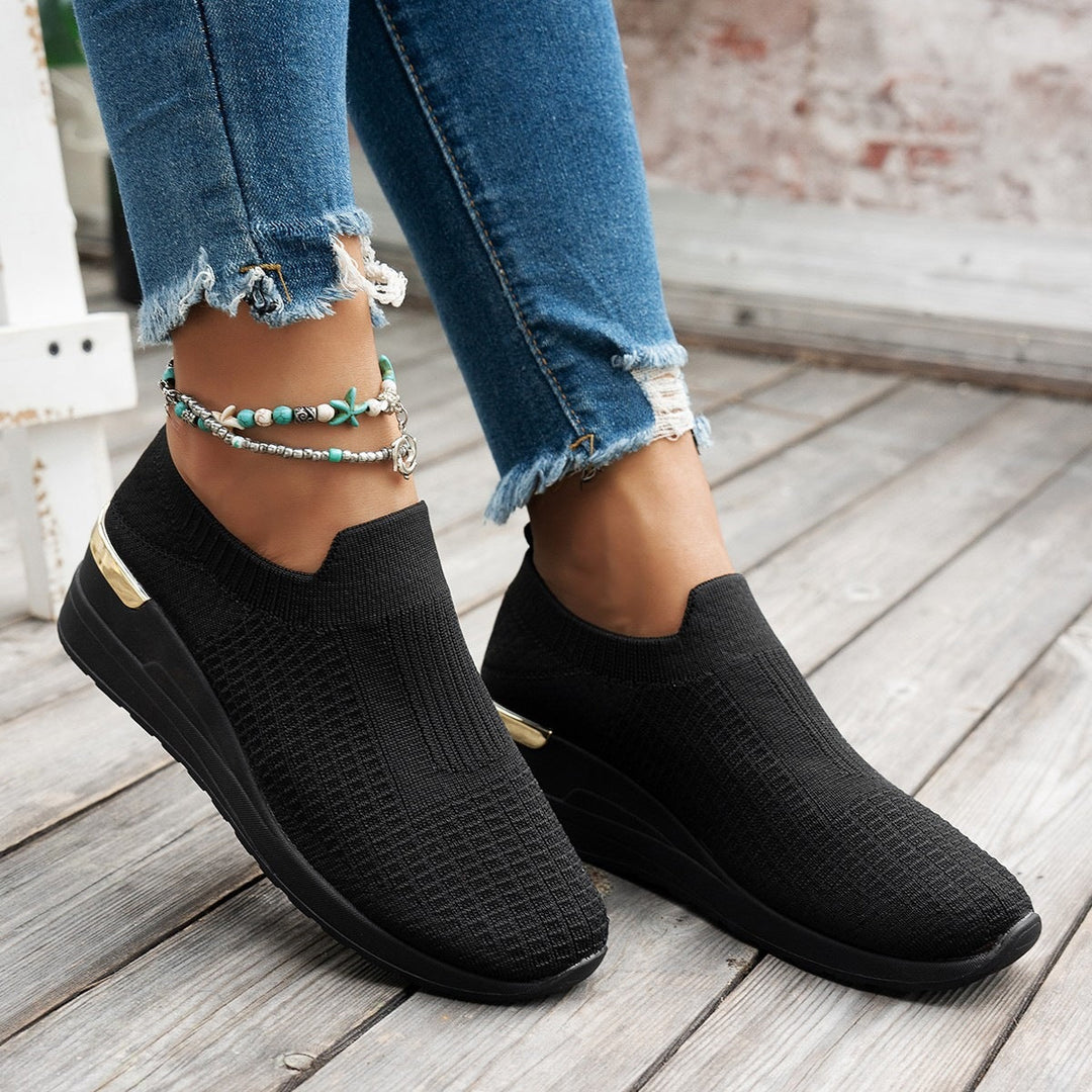 Damen atmungsaktive Slip-On Sneakers mit komfortabler Dämpfung - Vittorelli