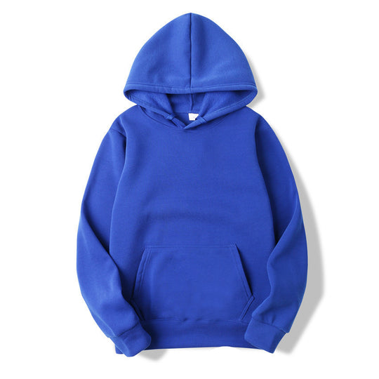 Unisex nan minimalistischer Kapuzenpullover ohne Reißverschluss mit innen angerautem French-Terry und integrierter Kängurutasche Nord Taschen