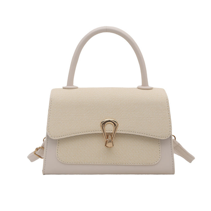 Damen elegante Handtasche mit strukturierter Oberfläche und goldenen Akzenten Nord Taschen