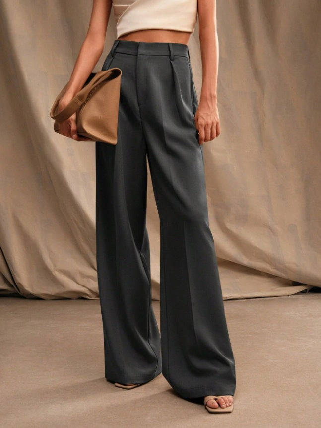 Damen weite Stoffhose