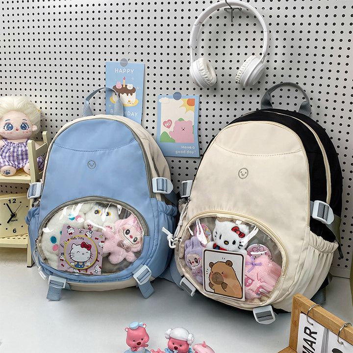 Damen Freizeit-Rucksack mit transparentem Sichtfenster und zahlreichen Fächern Nord Taschen