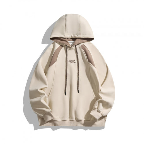 Unisex Oversize-Kapuzenpullover mit kontrastierenden Einsätzen, Kordelzug und Raglanärmeln Nord Taschen