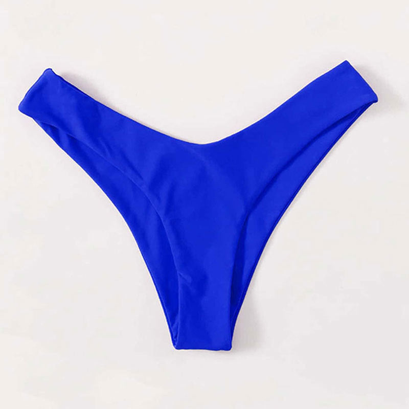 Damen Hochgeschnittene Bikinihose mit hohem Beinausschnitt und komfortablem Schnitt