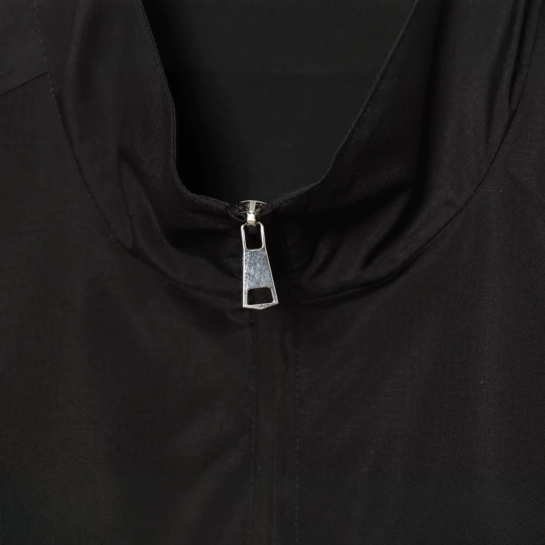 Damen Leichter Blouson mit Stehkragen, Tunnelzug‑Taille und Tüllsaum Nord Taschen