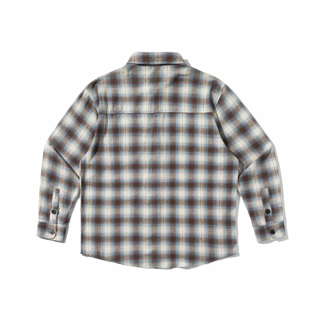 Herren Flanell‑Hemdjacke im Boxy‑Look mit weichem Brushed‑Finish und Brustpattentasche Nord Taschen