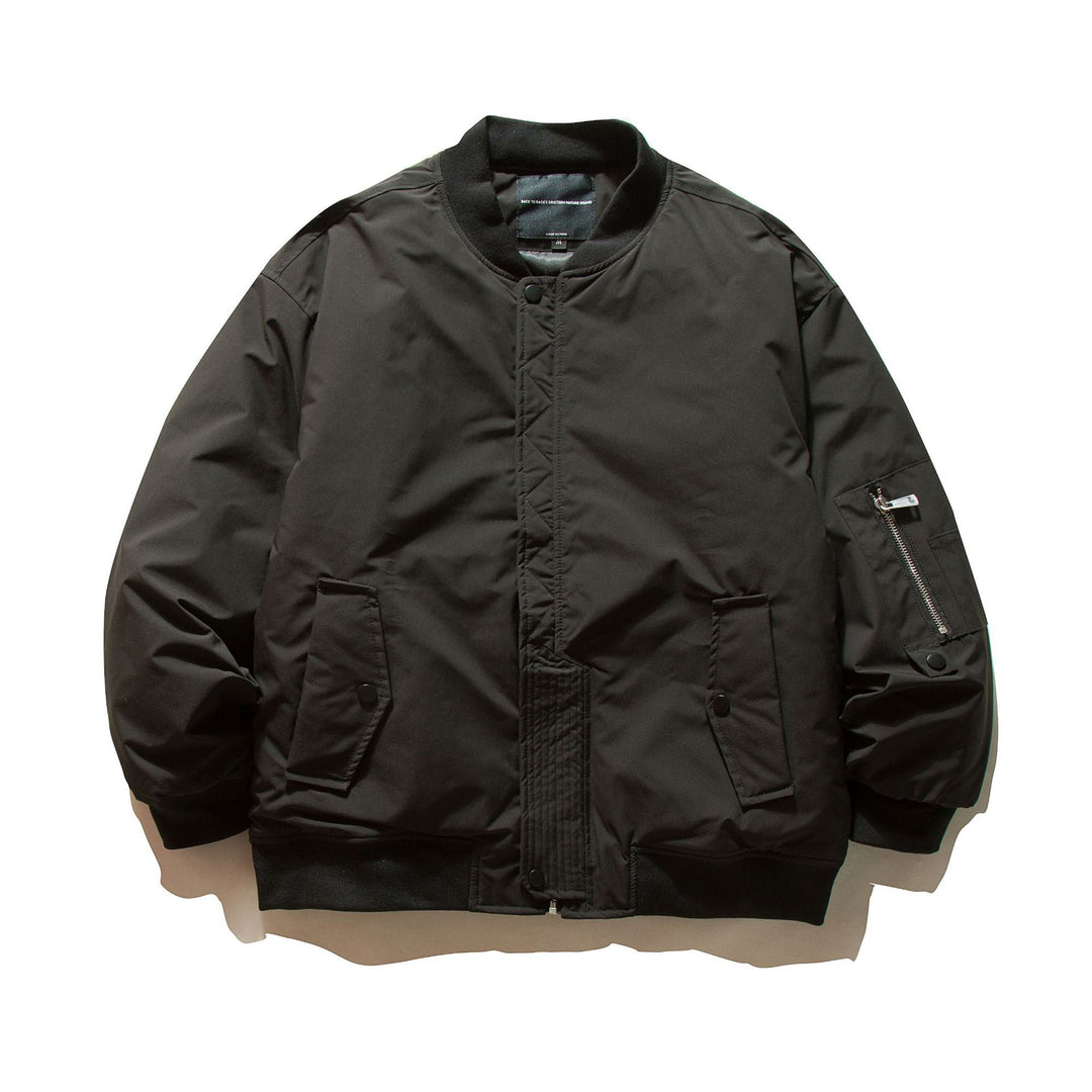 Herren Gepolsterte Bomberjacke im MA-1 Stil mit Ärmel‑Utilitytasche Nord Taschen