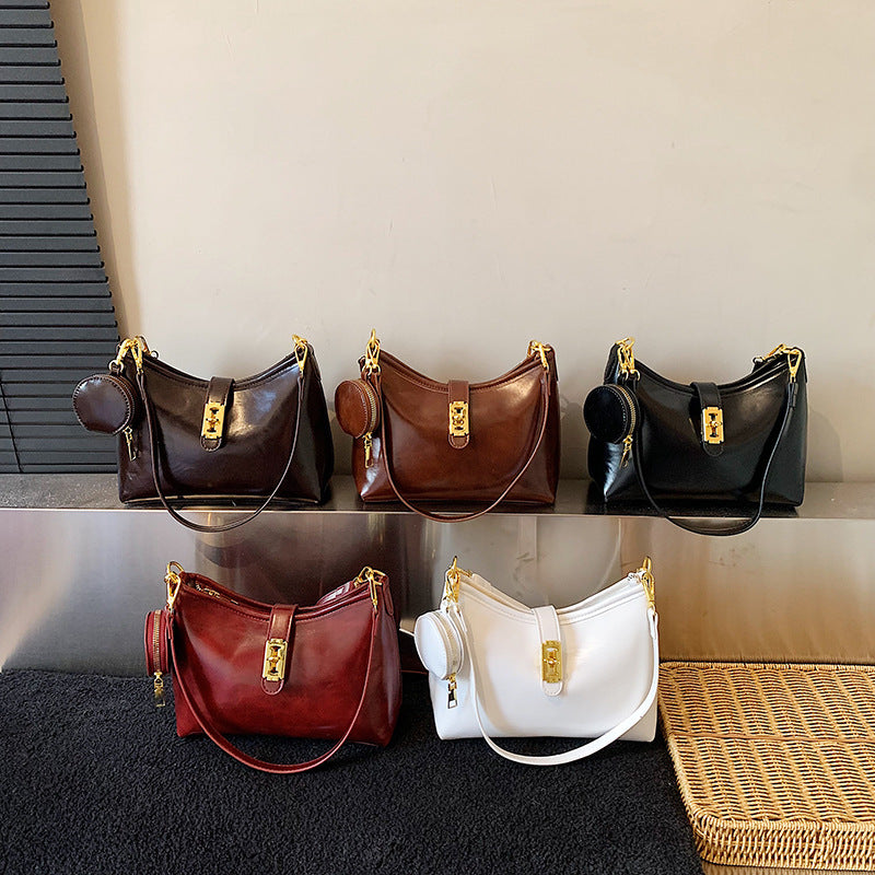 Damen elegante Umhängetasche mit strukturierter Tasche Nord Taschen