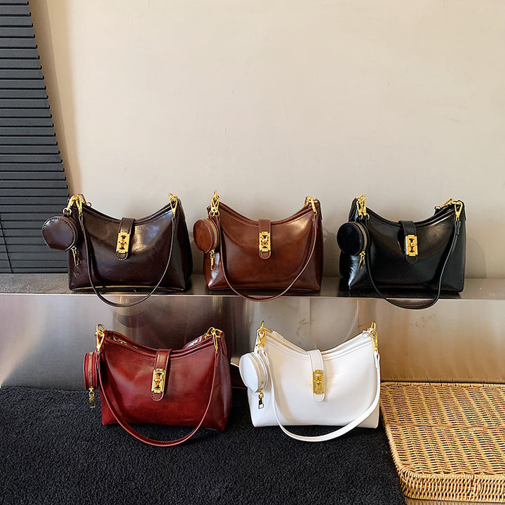 Damen elegante Umhängetasche mit strukturierter Tasche Nord Taschen