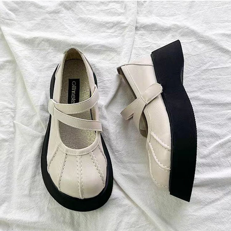 Damen Bequeme Plateauschuhe mit verstellbarem Riemen und stützendem Fußbett Nord Taschen