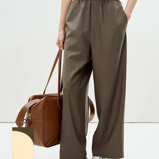 Damen Elegante Weite Hose Nord Taschen
