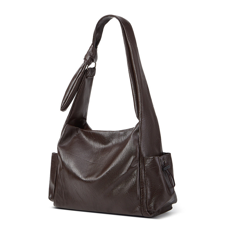 Damen Hobo-Tasche aus hochwertigem Kunstleder mit praktischem Fächerdesign Nord Taschen