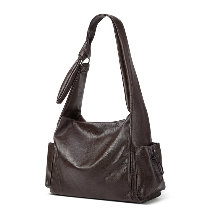 Damen Hobo-Tasche aus hochwertigem Kunstleder mit praktischem Fächerdesign Nord Taschen