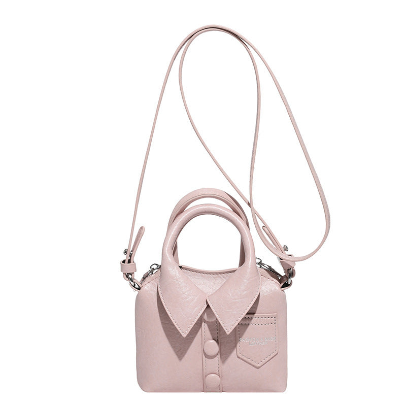Damen modische Handtasche mit kreativem Hemdkragen-Design Nord Taschen