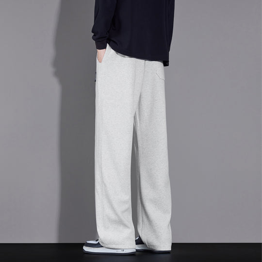 Herren Locker geschnittene Sweatpants mit Kordelzug und geradem Bein Nord Taschen