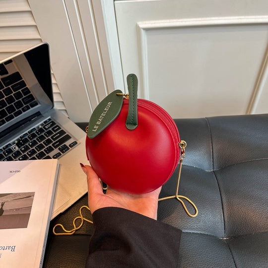Damen kreative Umhängetasche im Apfel-Design Nord Taschen