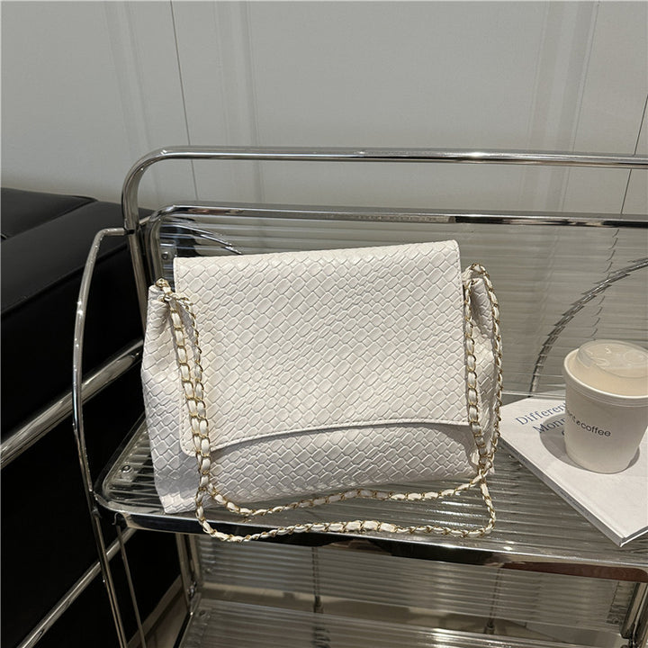 Damen elegante Umhängetasche mit geflochtenem Design Nord Taschen