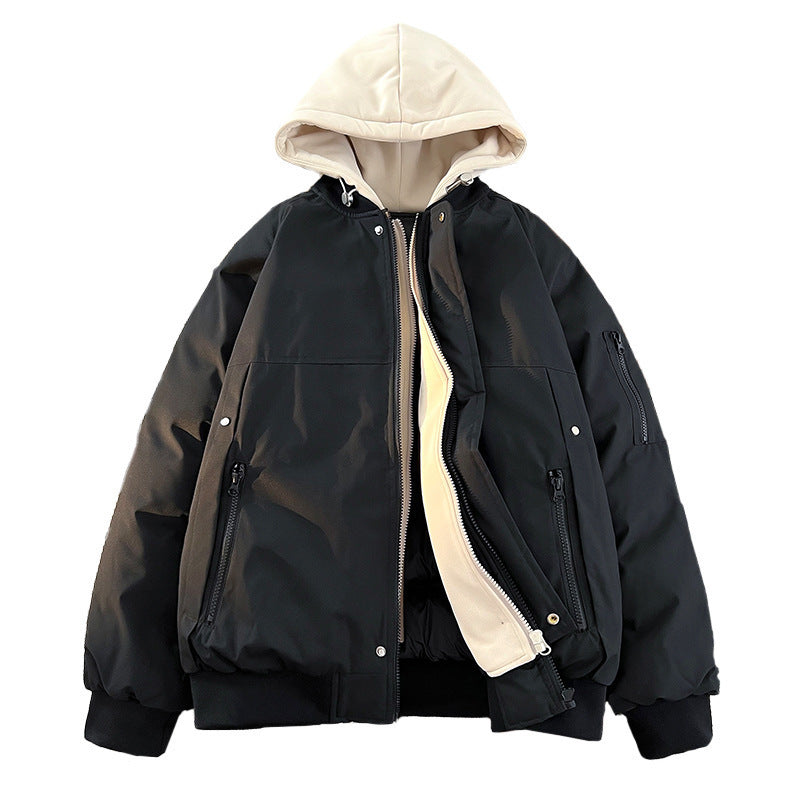 Damen Urbaner Oversized Winterjacke Nord Taschen