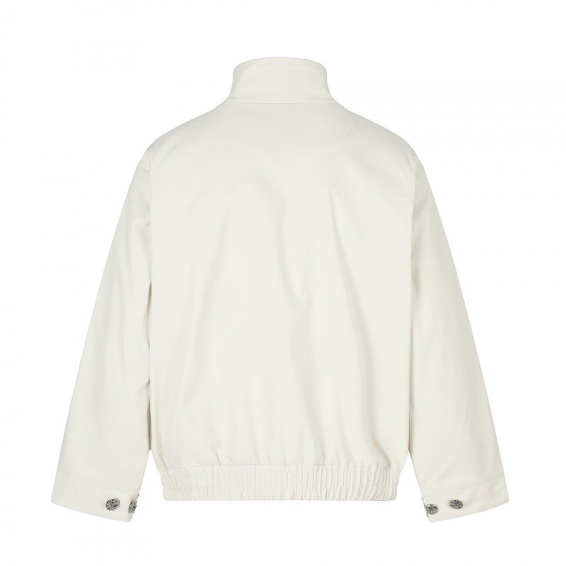 Unisex Kurzblouson im Boxy‑Cut mit Stehkragen, Pattentaschen und elastischem Saum Nord Taschen