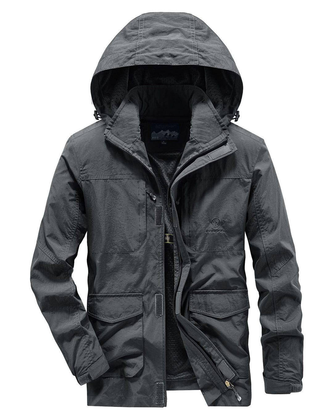 Herren Robuste Wetterjacke mit praktischen Taschen Nord Taschen
