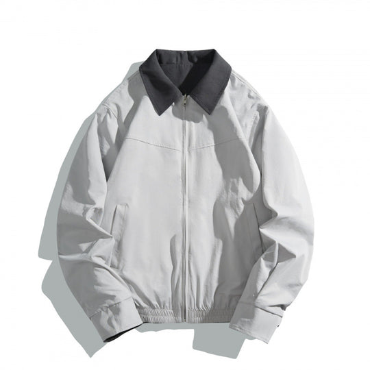 Unisex Kurz geschnittener Utility‑Blouson mit Kontrasthemdkragen und formgebenden Teilungsnähten Nord Taschen