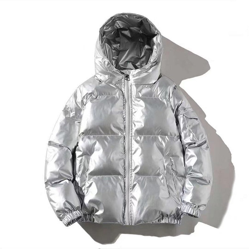 Unisex gepolsterte Steppjacke mit Thermoisolierung, Stehkragen und Ärmeltasche Nord Taschen