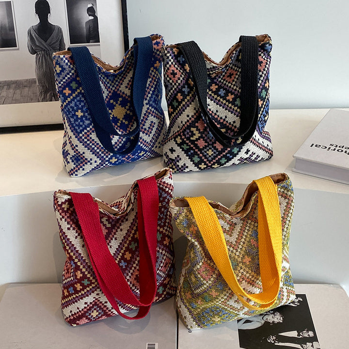 Damen Vintage-inspirierte Stofftasche Nord Taschen