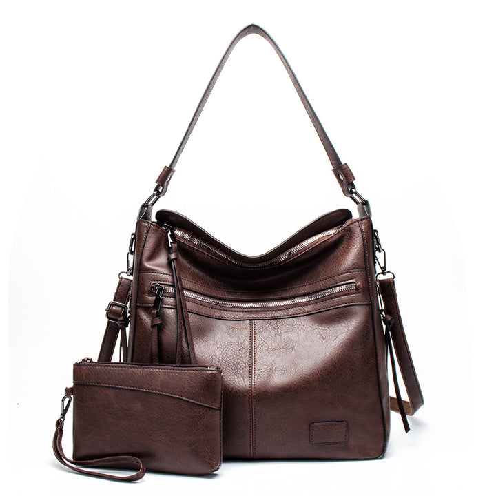 Damen Hobo-Tasche mit abnehmbarem Kosmetiktäschchen und eleganten Reißverschlussfächern Nord Taschen