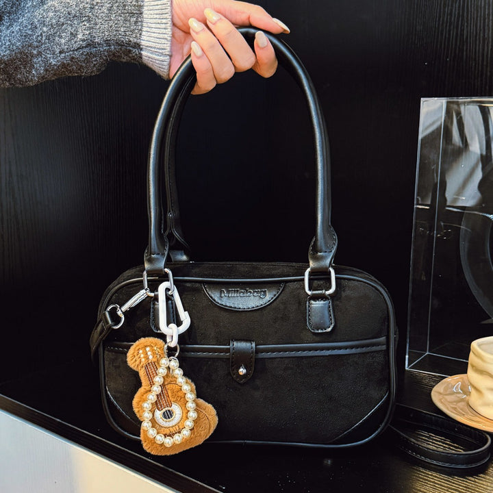 Damen modische Handtasche mit süßem Gitarrenanhänger Nord Taschen