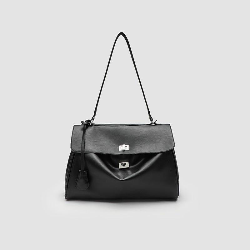 Damen Schultertasche mit eleganter Klappenoptik und praktischen Innentaschen Nord Taschen