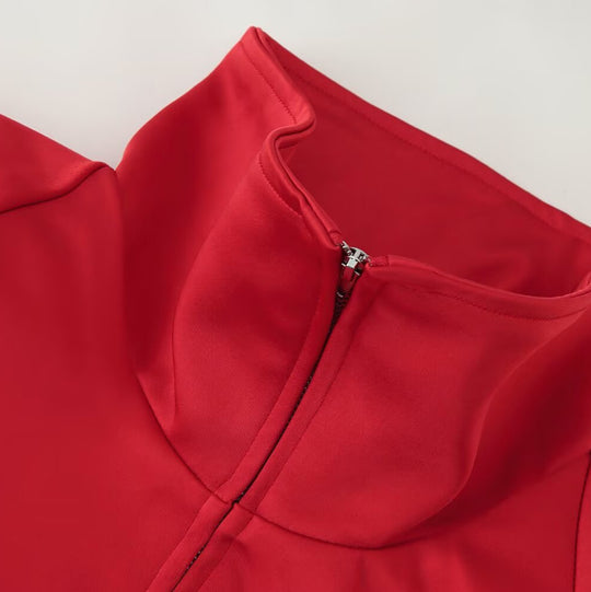 Damen Leichte Windbreaker‑Jacke mit Stehkragen, Reißverschlusstaschen und elastischem Saum Nord Taschen