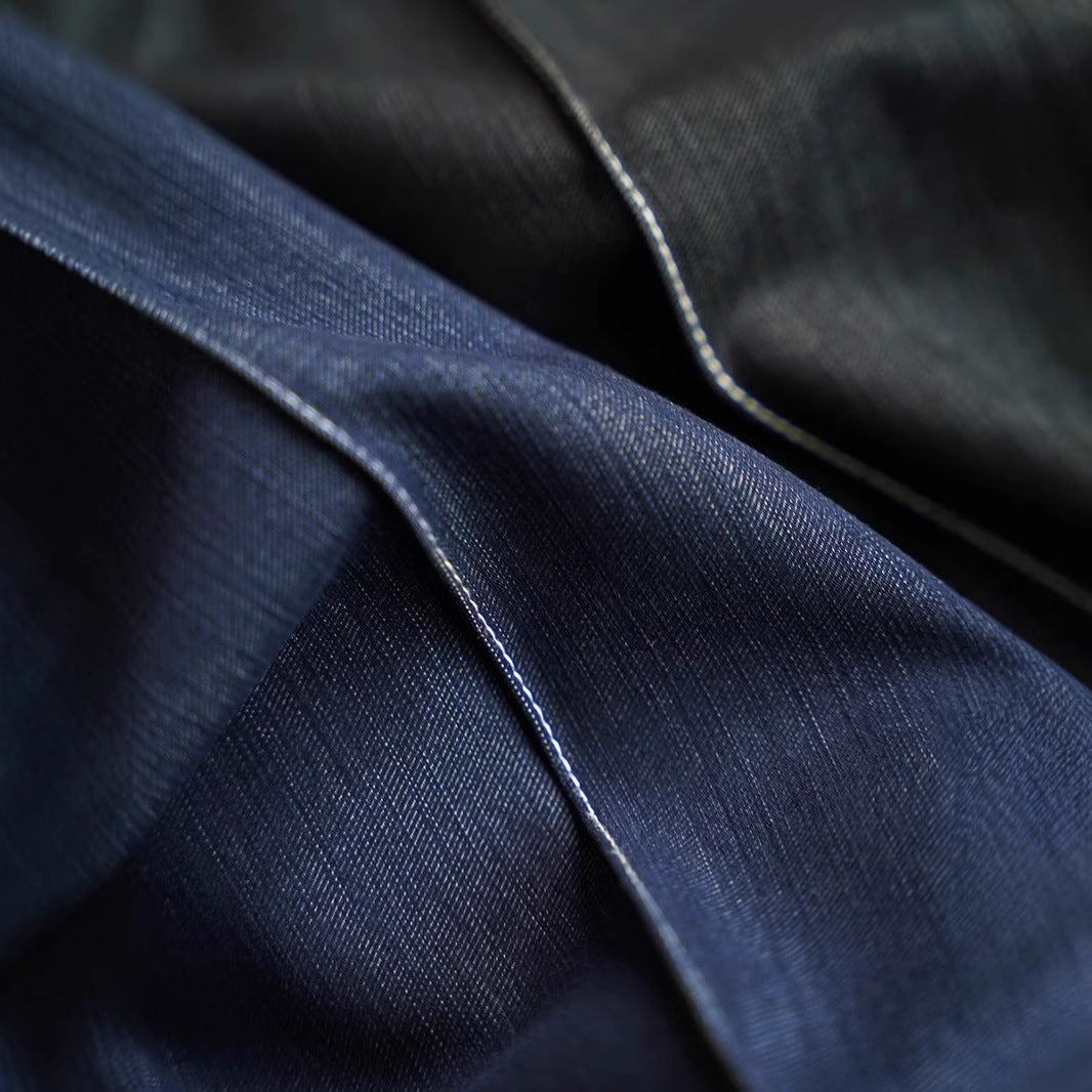 Damen Weit geschnittene Hochbundjeans Nord Taschen