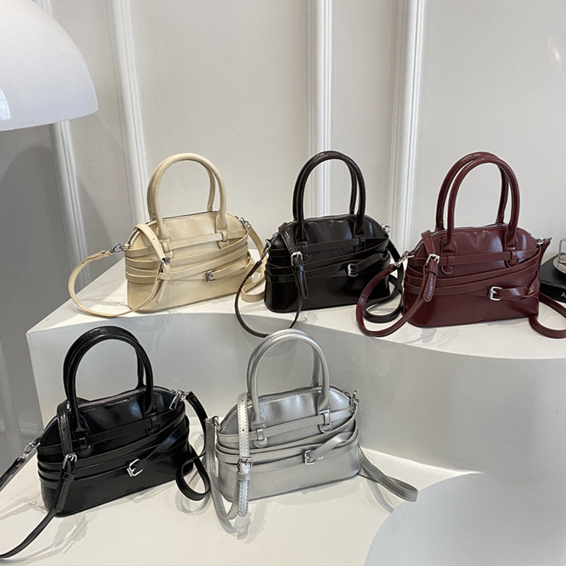Damen Tragetasche mit eleganter Struktur und praktischem Reißverschluss Nord Taschen