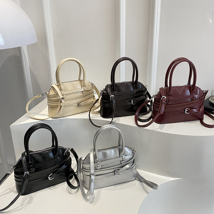 Damen Tragetasche mit eleganter Struktur und praktischem Reißverschluss Nord Taschen