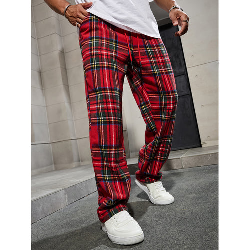 Herren Karierte Freizeithose Nord Taschen