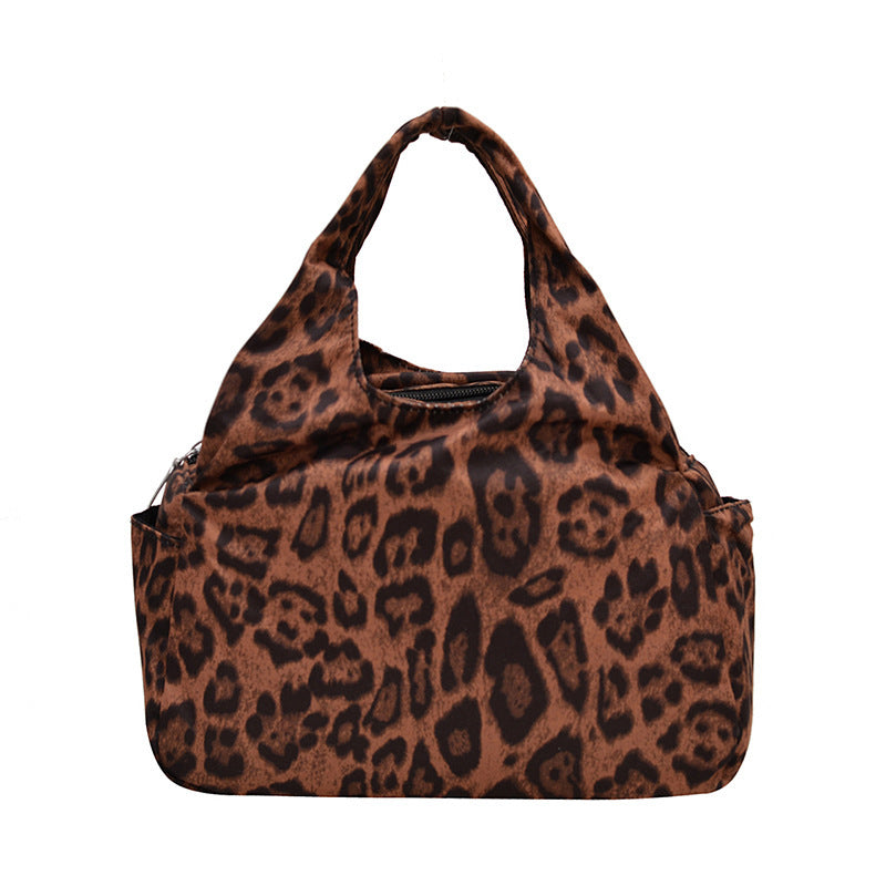 Damen Beuteltasche mit Leopardenmuster Nord Taschen