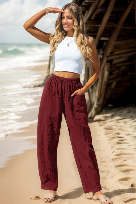 Damen Leichte und lässige Sommerhose