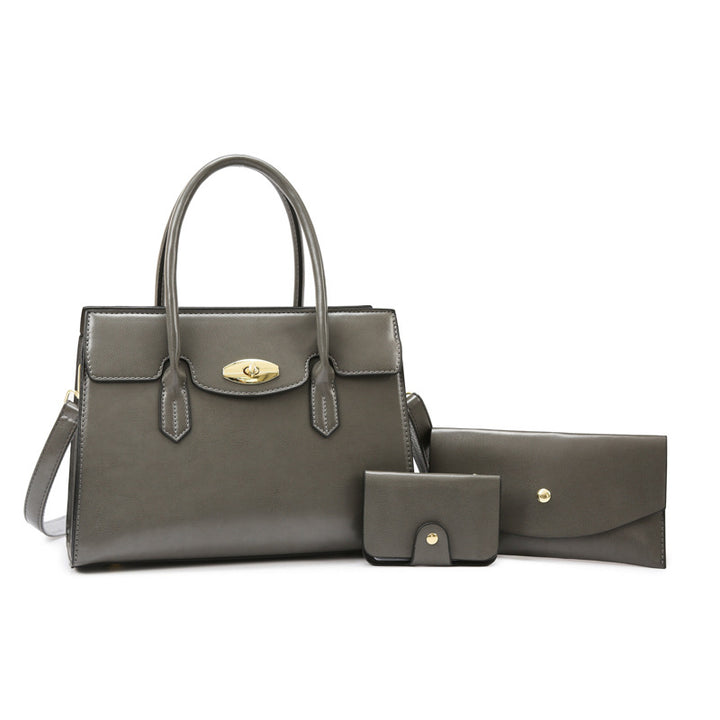 Damen elegantes Handtaschen-Set mit abnehmbarem Umhängeriemen Nord Taschen
