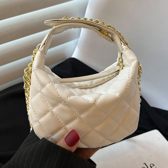 Damen modische Hobo-Tasche mit verstellbarem Schulterriemen und stilvoller Steppung Nord Taschen