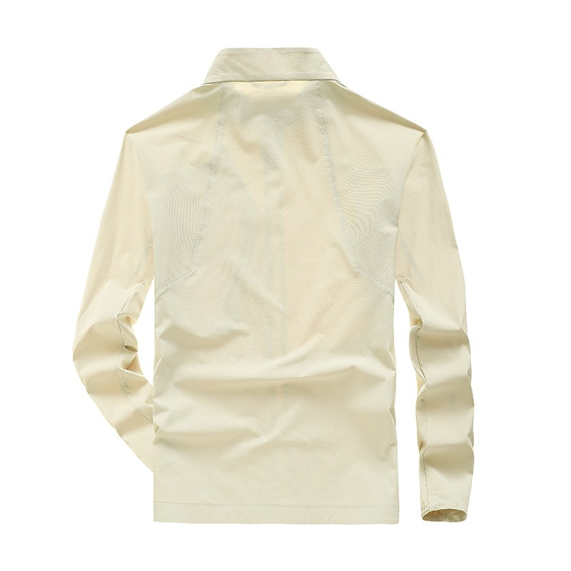Herren Technische Softshell-Jacke mit hohem Stehkragen, atmungsaktiver Membran & minimalistischen Reißverschlusstaschen Nord Taschen