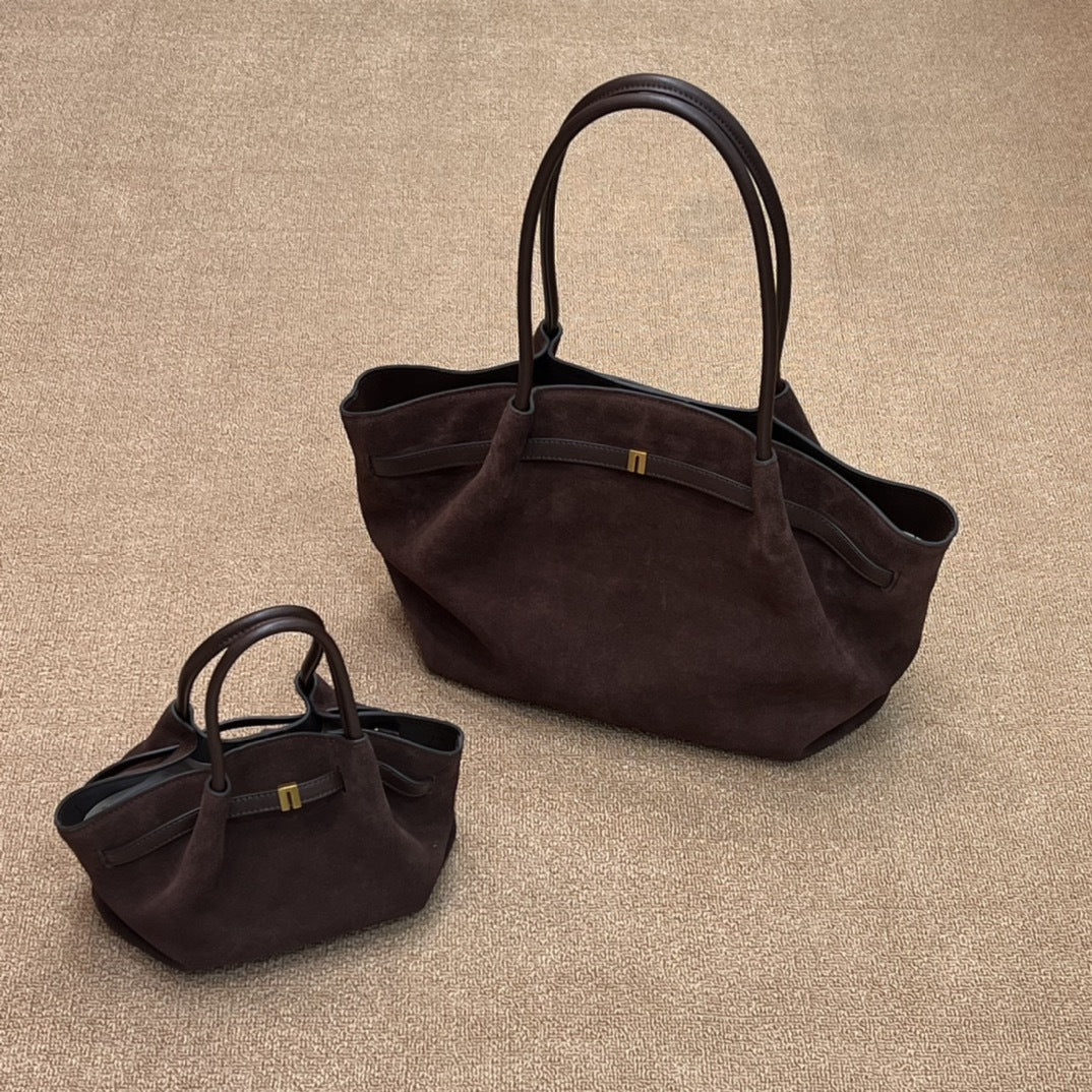 Damen hochwertige Wildleder Shopper-Tasche Nord Taschen