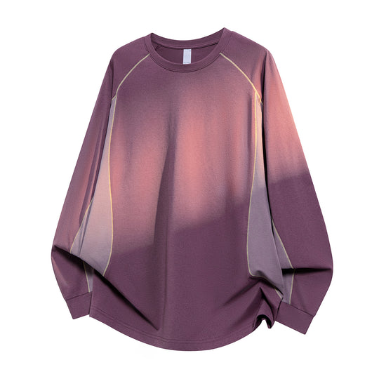 Damen Oversize-Langarmshirt mit Raglanärmeln, atmungsaktiven Seiteneinsätzen und Rundhalsausschnitt Nord Taschen