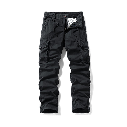 Herren Multifunktionale Cargohose mit Tunnelzugbund, Klappentaschen und verstellbaren Beinabschlüssen Nord Taschen