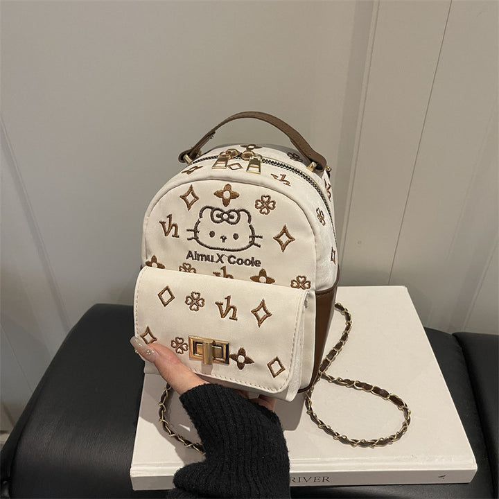 Damen Mini-Rucksackhandtasche mit verspieltem Design Nord Taschen