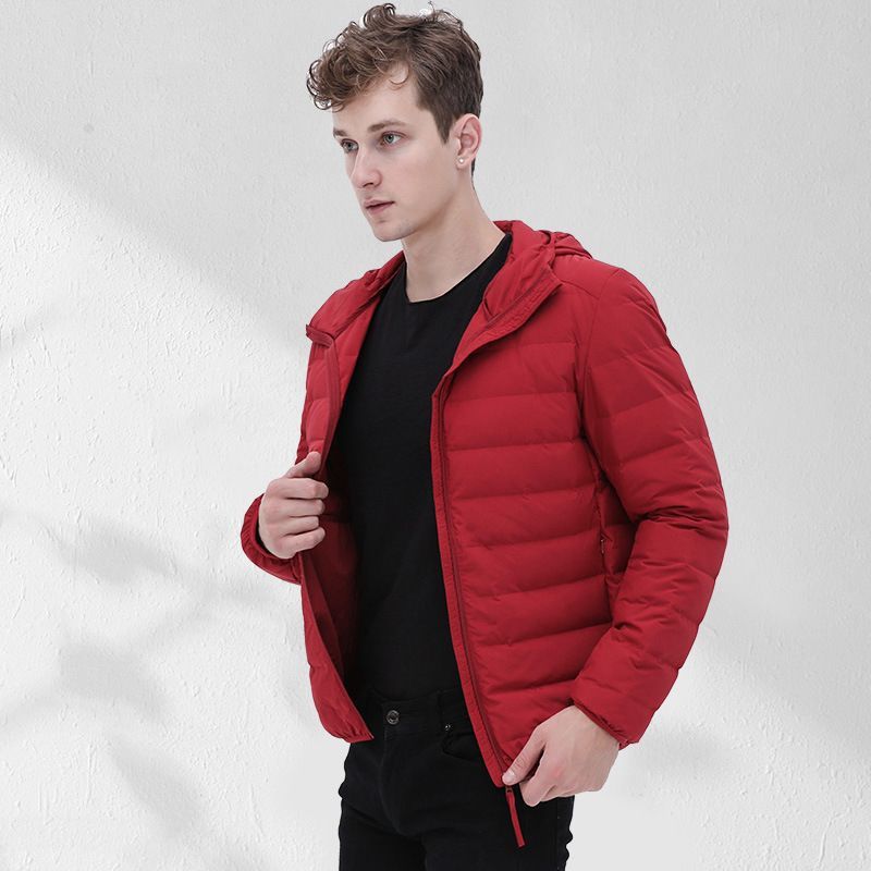 Herren leichte gesteppte Thermo-Steppjacke mit Stehkragen Nord Taschen