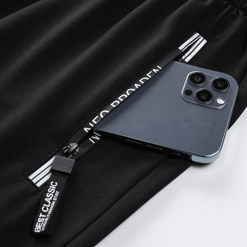 Herren Sportliche Jogginghose mit Reißverschluss-Taschen Nord Taschen