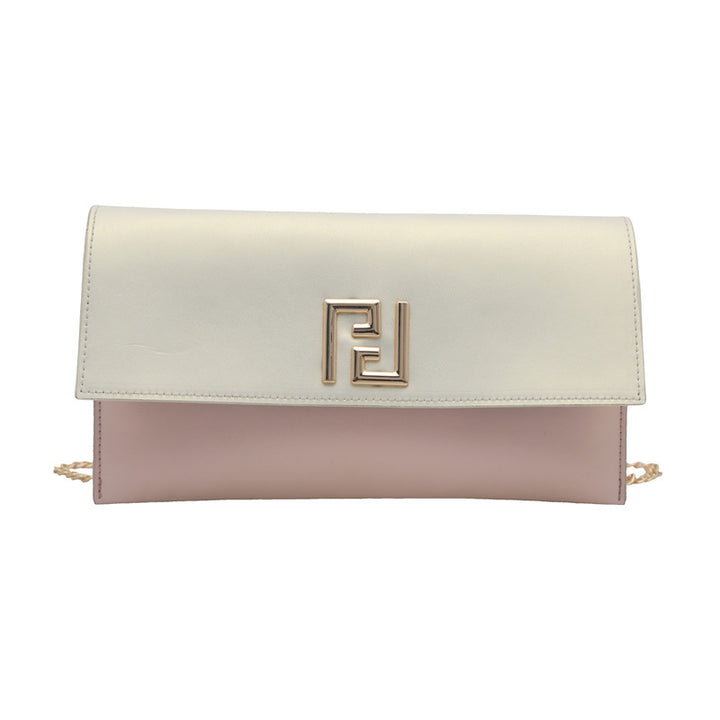 Damen elegante Clutch Tasche mit Kettenverzierung Nord Taschen
