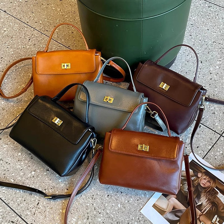 Damen elegante Handtasche mit strukturierten Details Nord Taschen