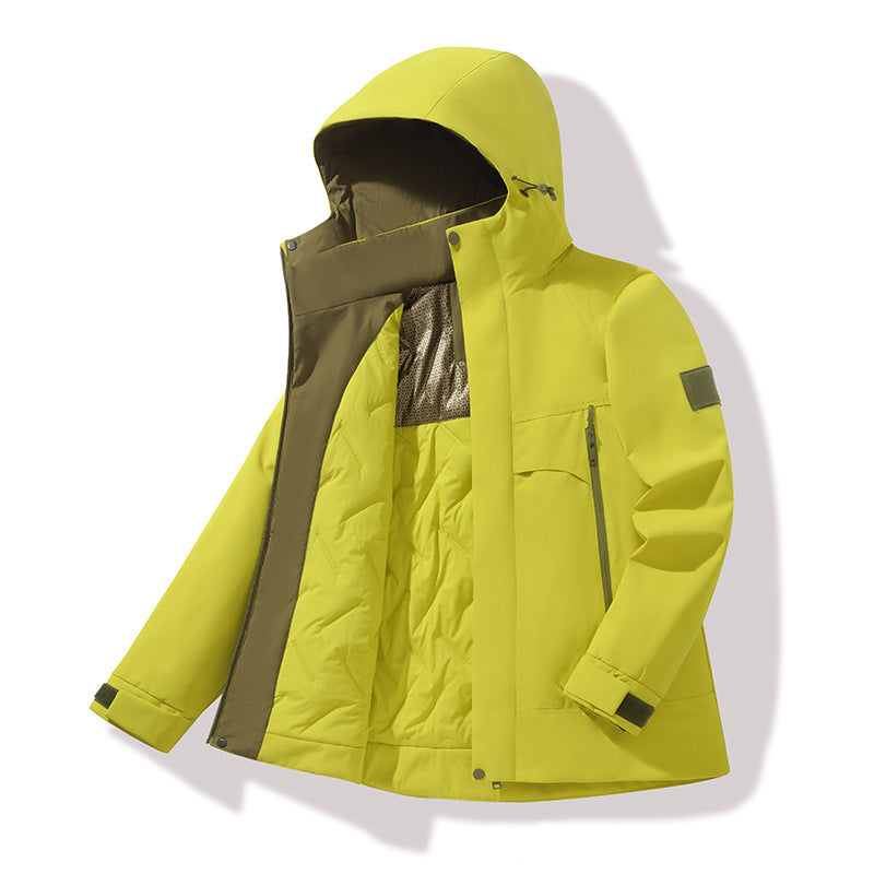 Unisex Isolierte Softshell-Parka mit abnehmbarer Kapuze und Thermofutter Nord Taschen