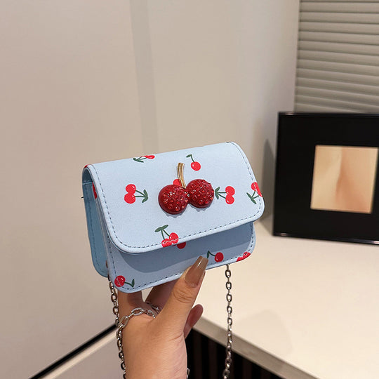 Damen Umhängetasche mit fruchtigem Design und Kettenriemen Nord Taschen